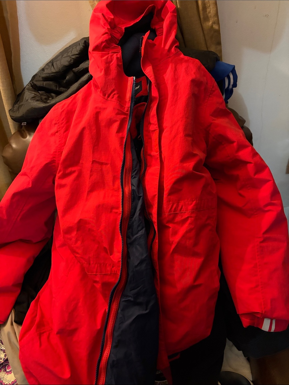 Red Hooded Jacket